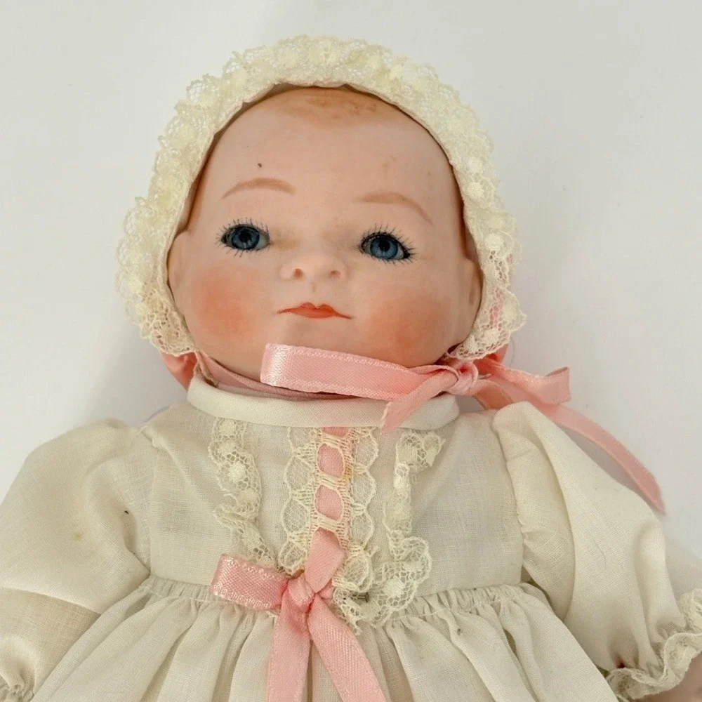 1978 Bye-Lo Baby Doll Reproduction Porcelain Head Cloth Body 12 inch Vintage